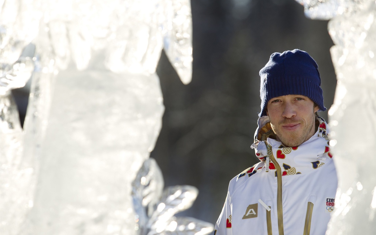 Обладатель серебряной и бронзовой медали чешский биатлонист Ярослав Соукуп на олимпиаде в Сочи