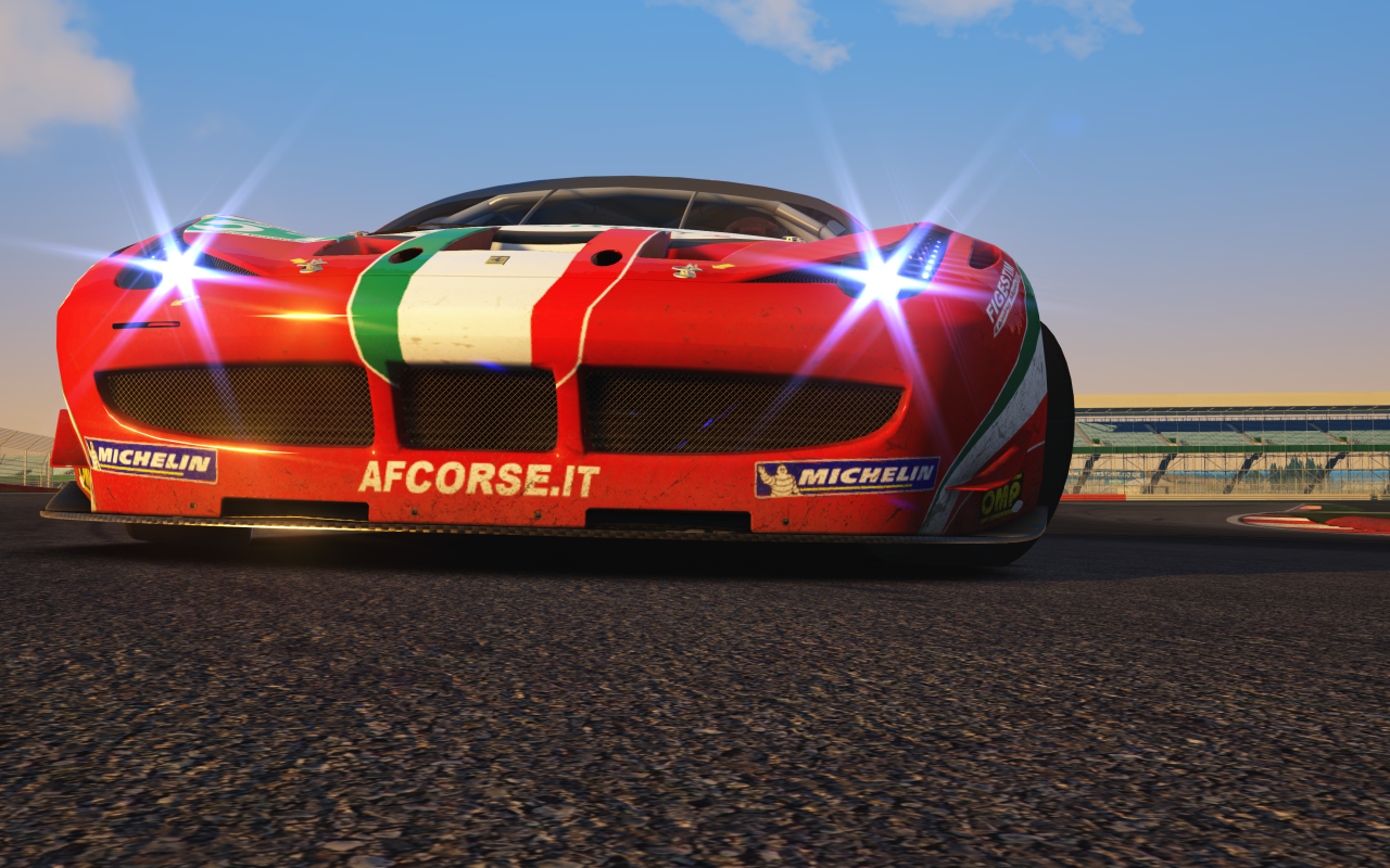 Фары игрового авто Assetto Corsa