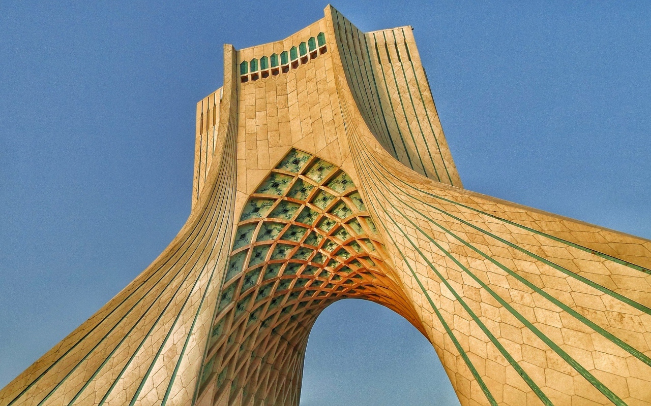 Beautiful tower of the Azadi city Tehran