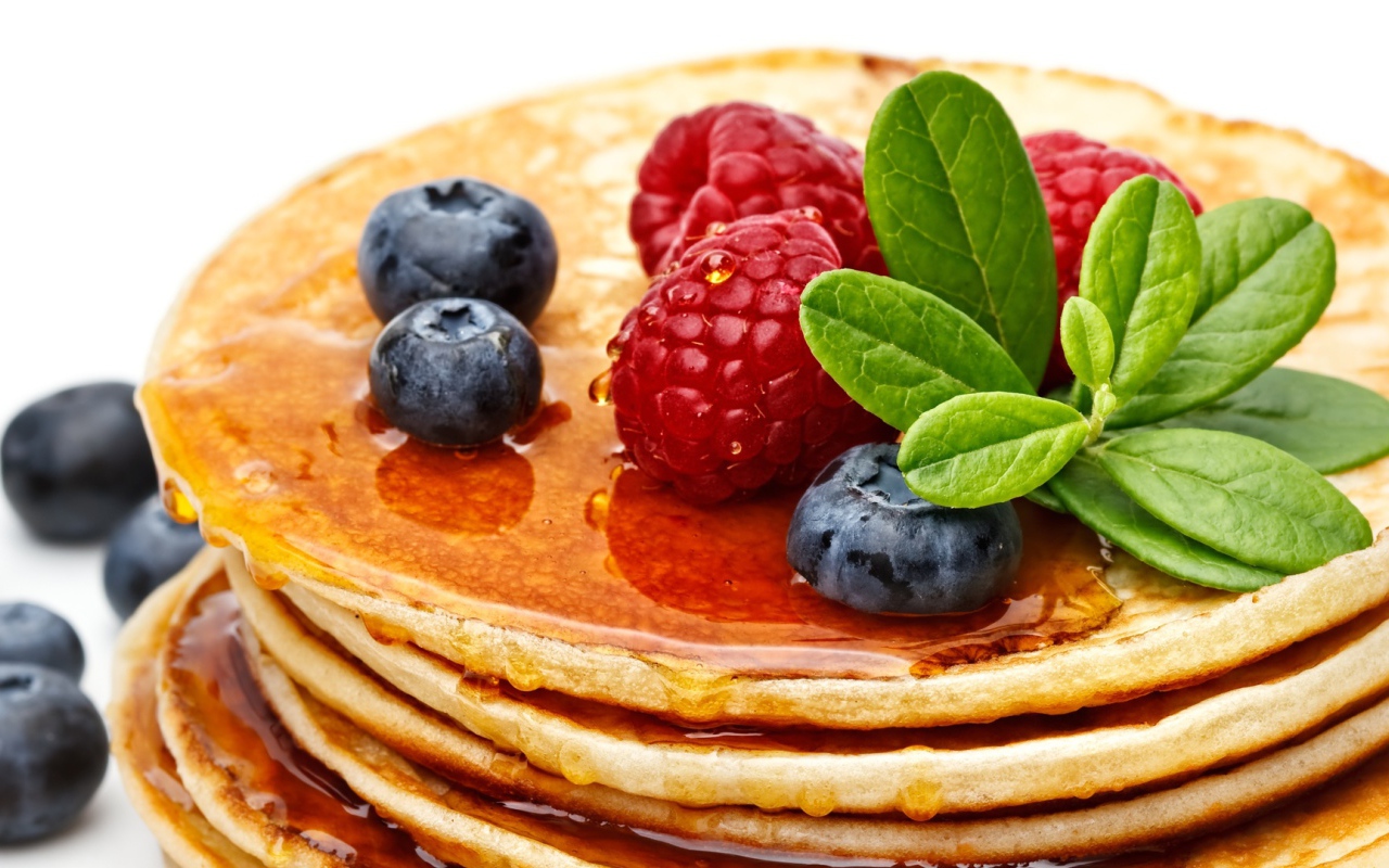 Pancakes with berries Pancake 2017