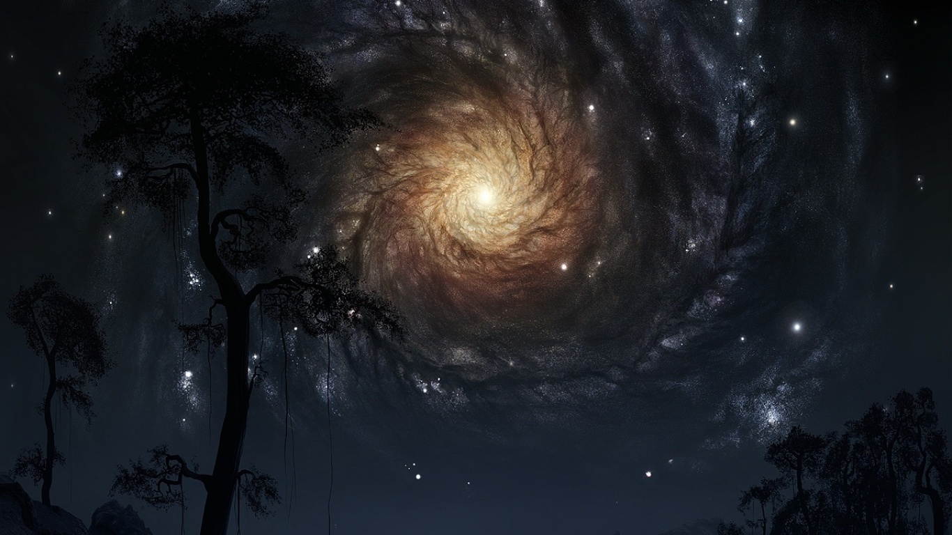 Звёздное небо и космос в картинках - Страница 6 Drawn_wallpapers_Starry_Sky_013880_