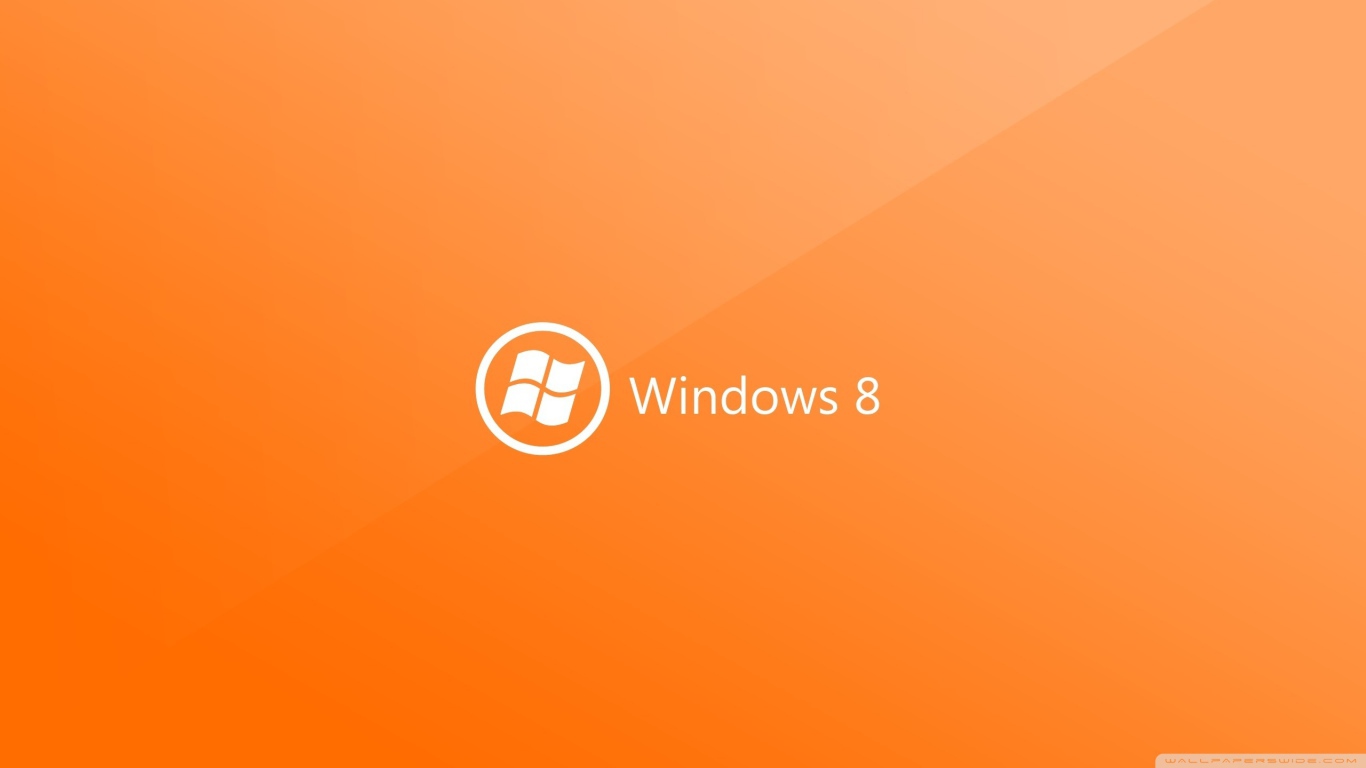 Windows 8 оранжевая mnimal тема