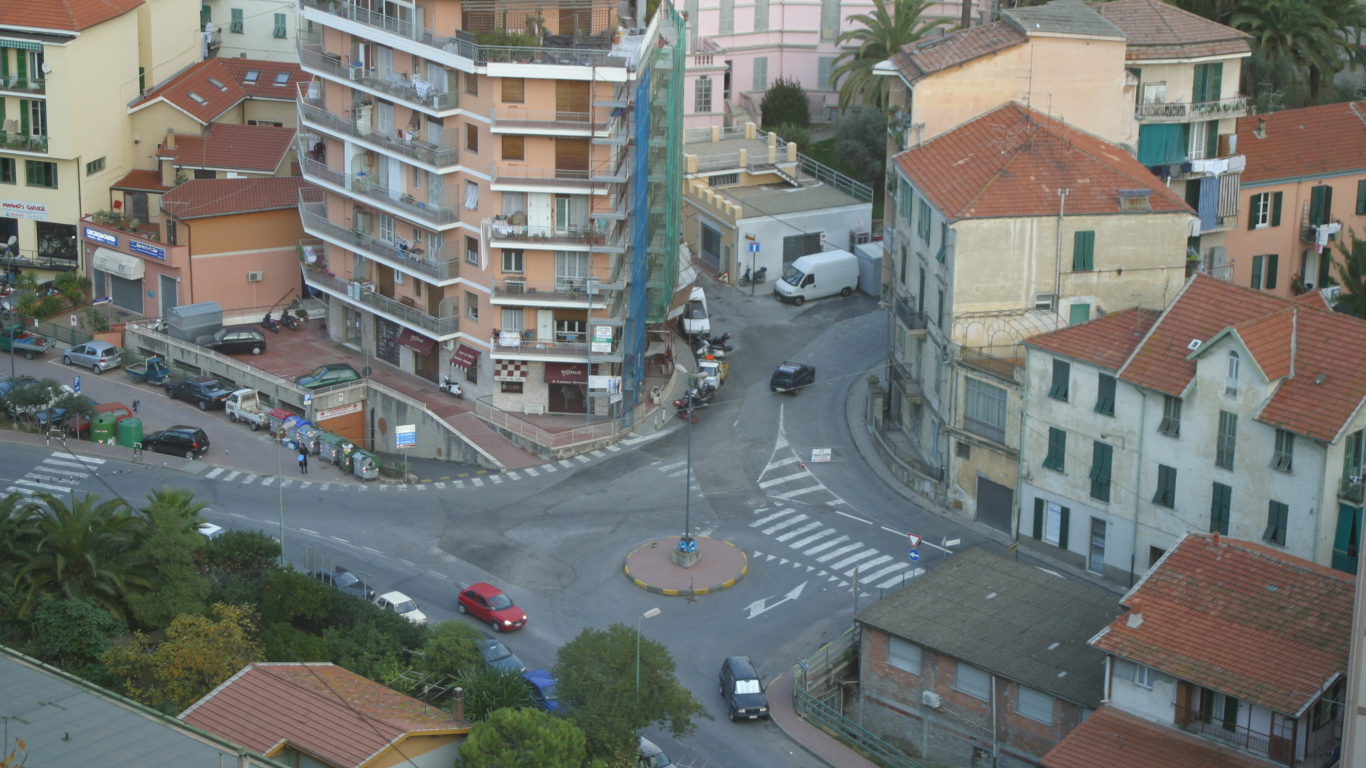 Городские улицы в Сан Ремо, Италия