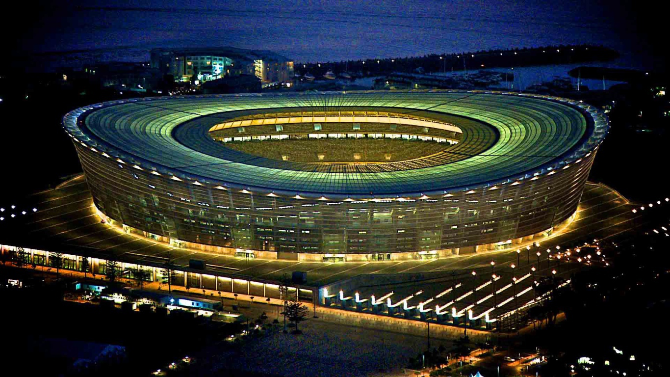 Ночной стадион Чемпионата Мира по футболу в Бразилии 2014
