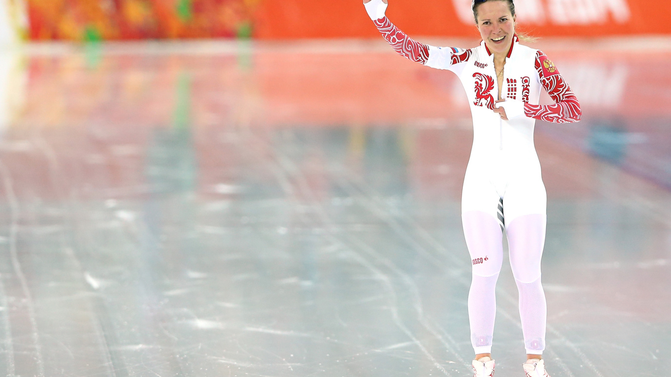 Ольга Граф Россия скоростной бег на коньках бронзовая медалистка на Олимпиаде в Сочи
