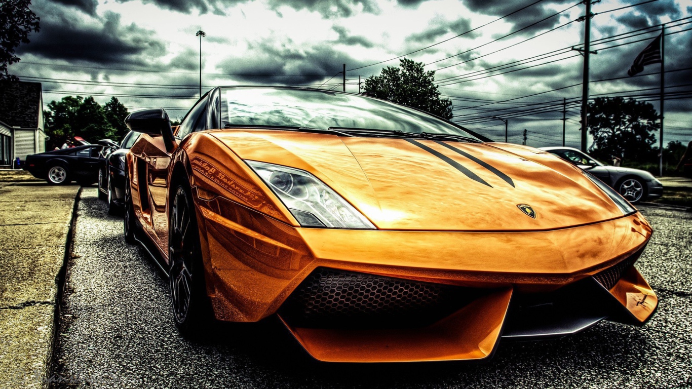 Золотисто оранжевый Lamborghini Gallardo LP570-4