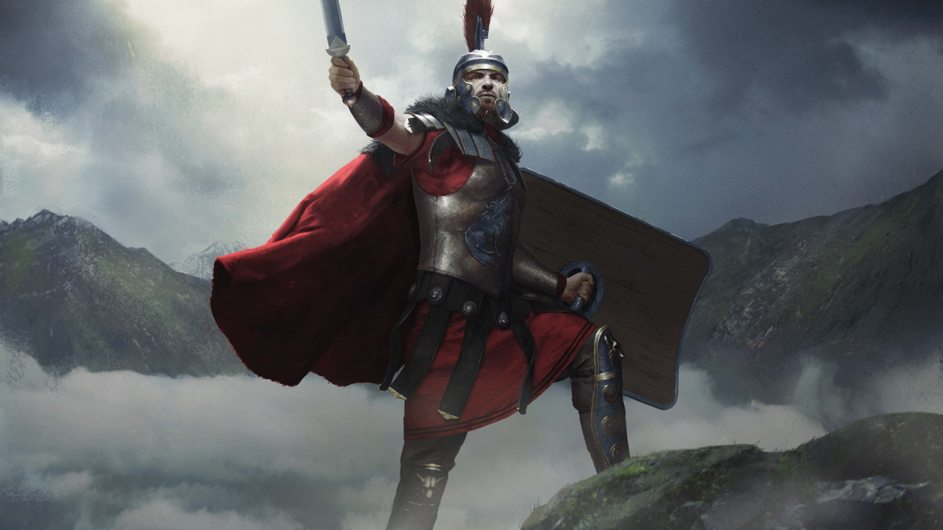 Germanic character of the computer game Total War Arena