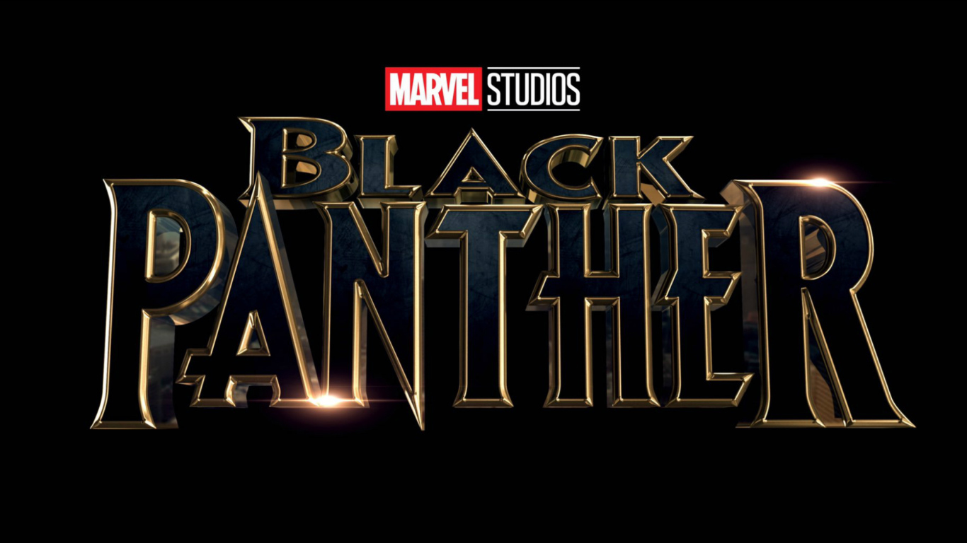 Логотип нового фантастического фильма Черная пантера, 2018