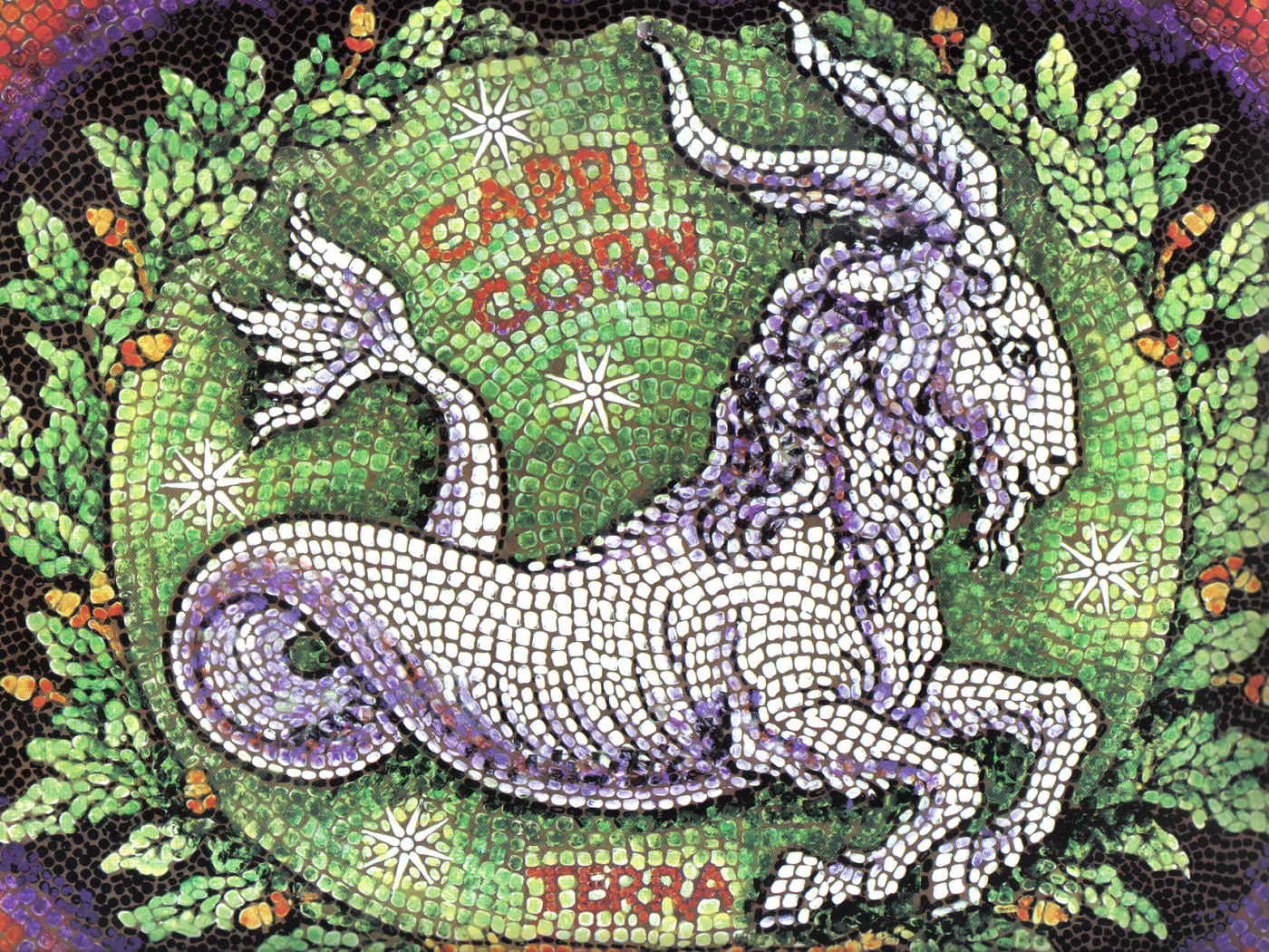 Capricorn, mosaic