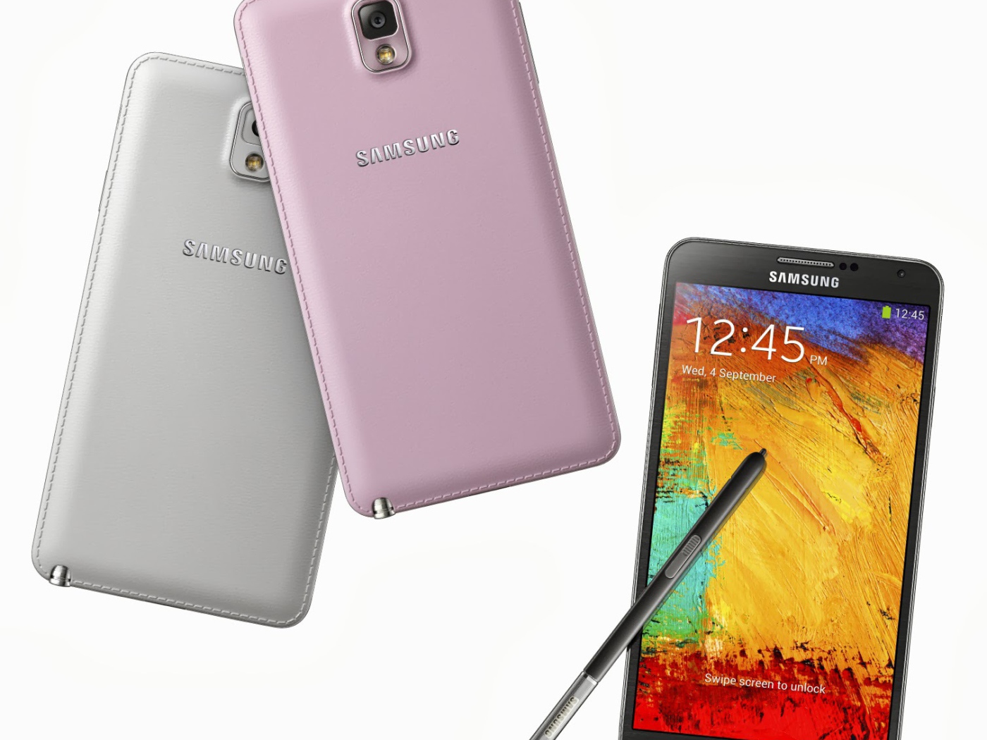 Новый Samsung Galaxy Note 3, все цвета
