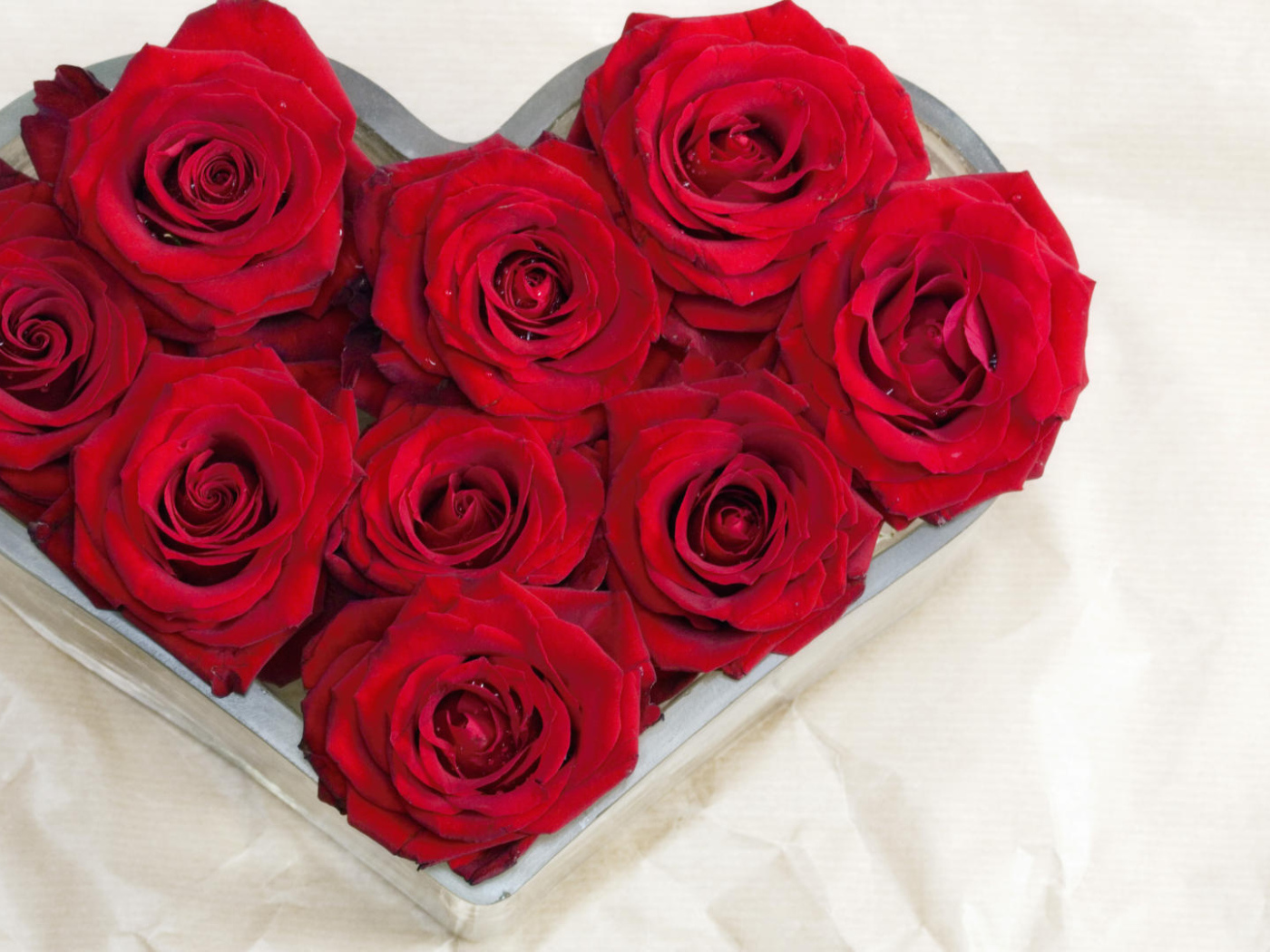 Красные розы в виде признания в любви