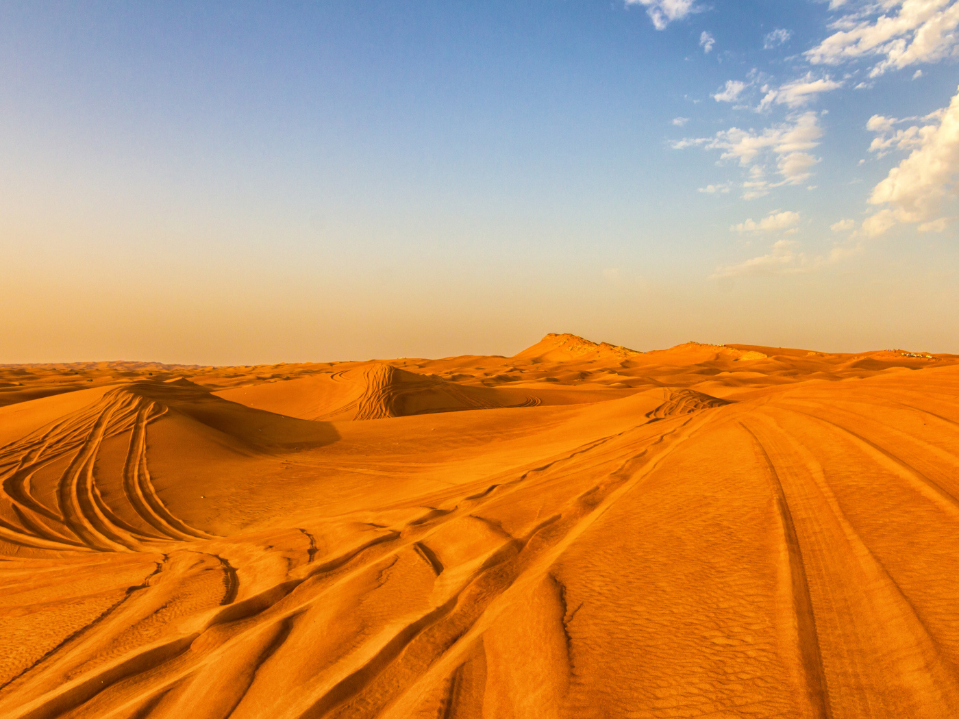 Во время сафари тура по пустыне в Дубае