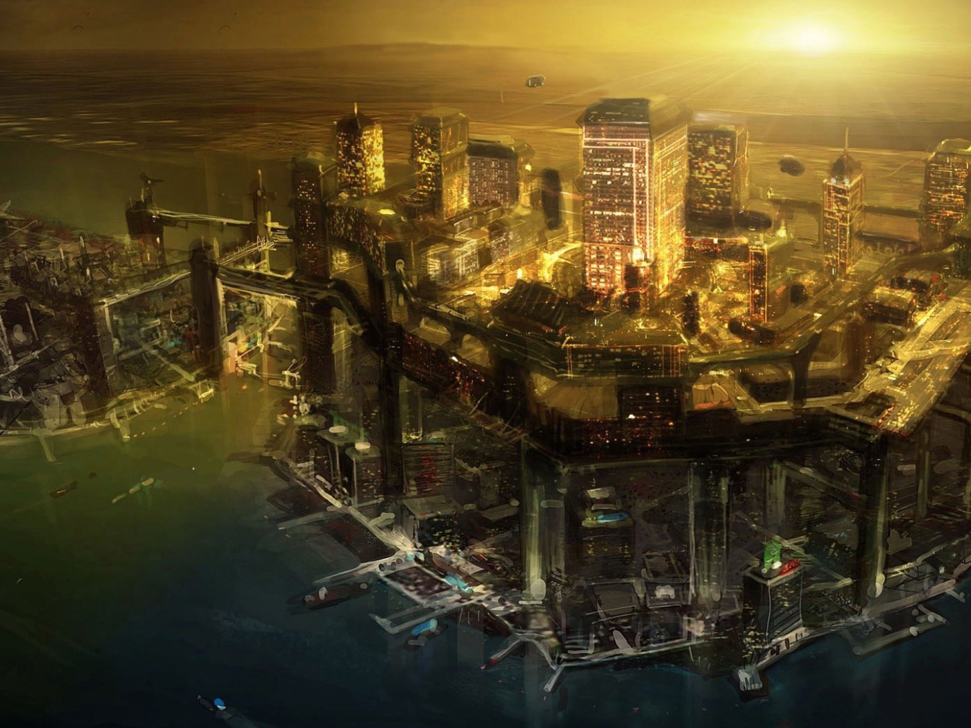 Город в игре Deus Ex Human Revolution