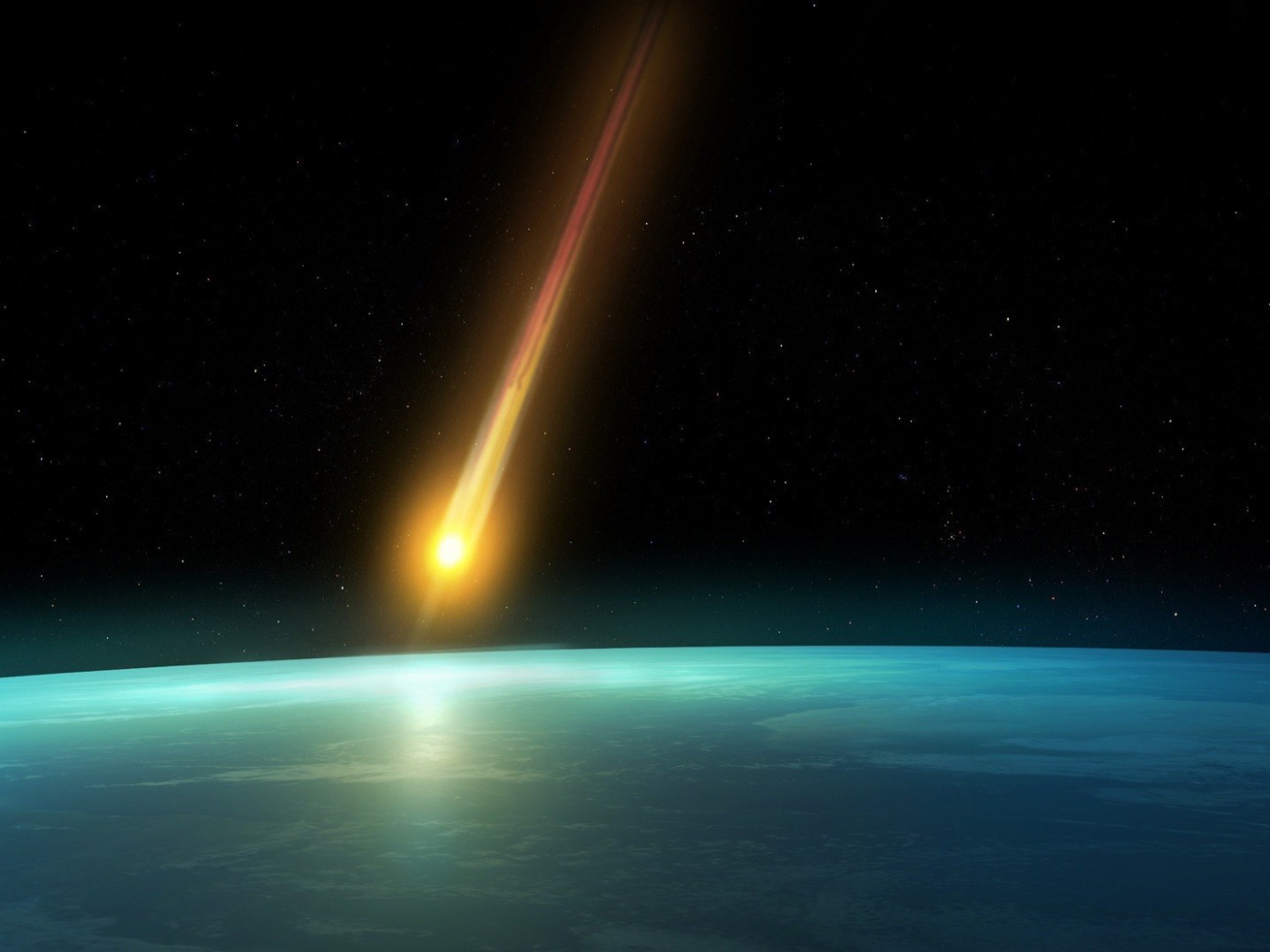 Комета падает на Землю