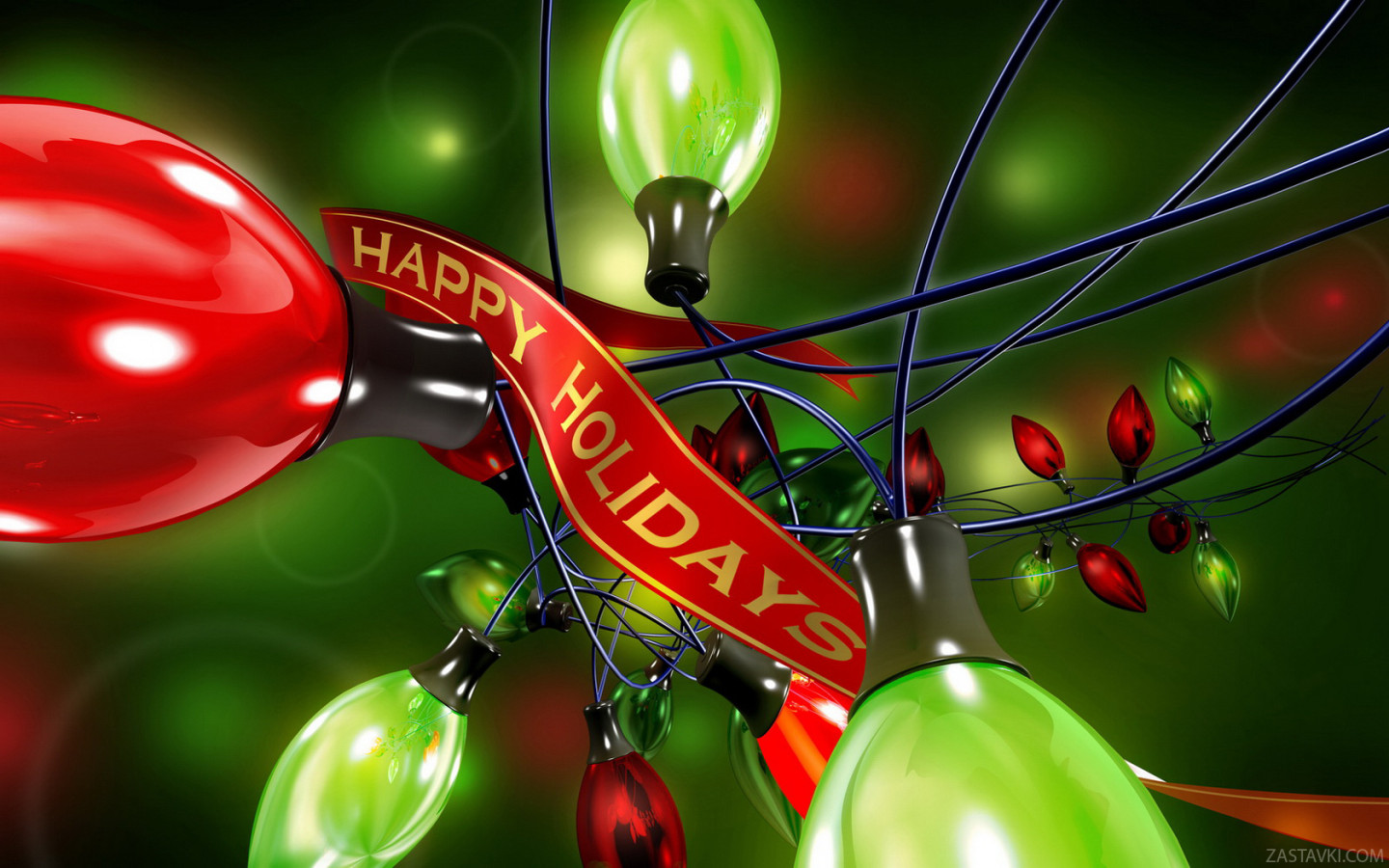 Previous, Holidays - New Year wallpapers - Christmas lights wallpaper