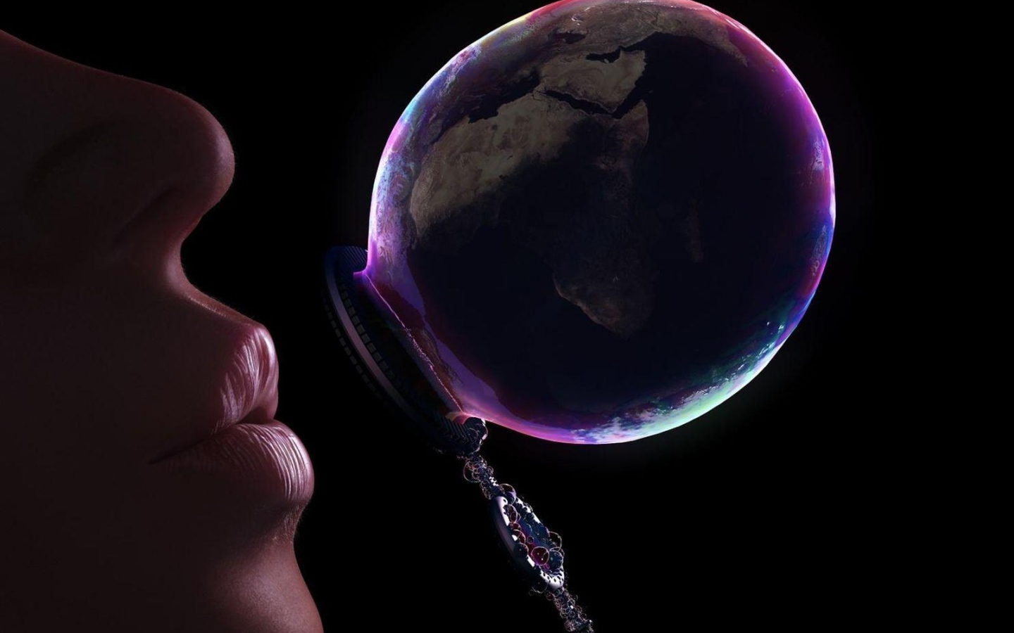 Мыльный пузырь Планета Земля