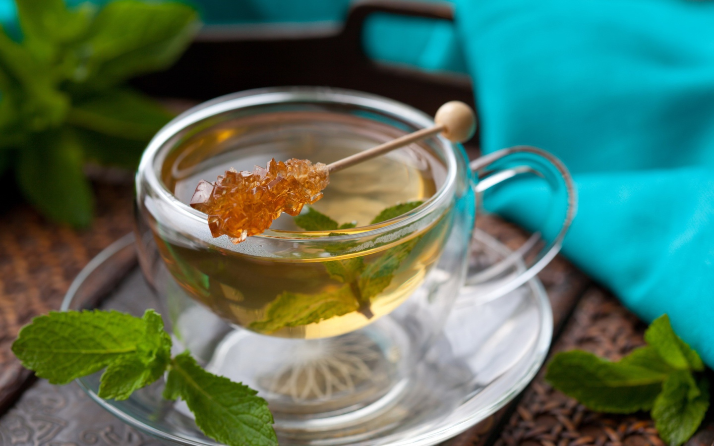 Green tea with honey