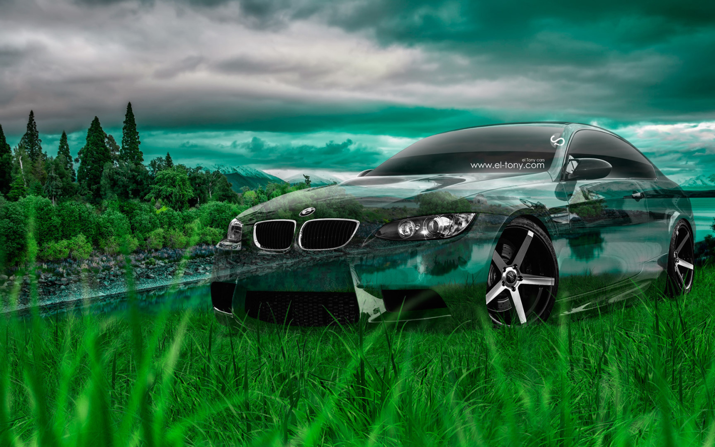 Кристальный BMW M3