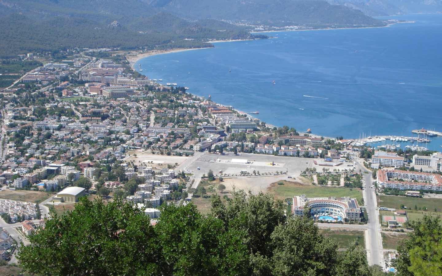 Панорама курорта Белек, Турция