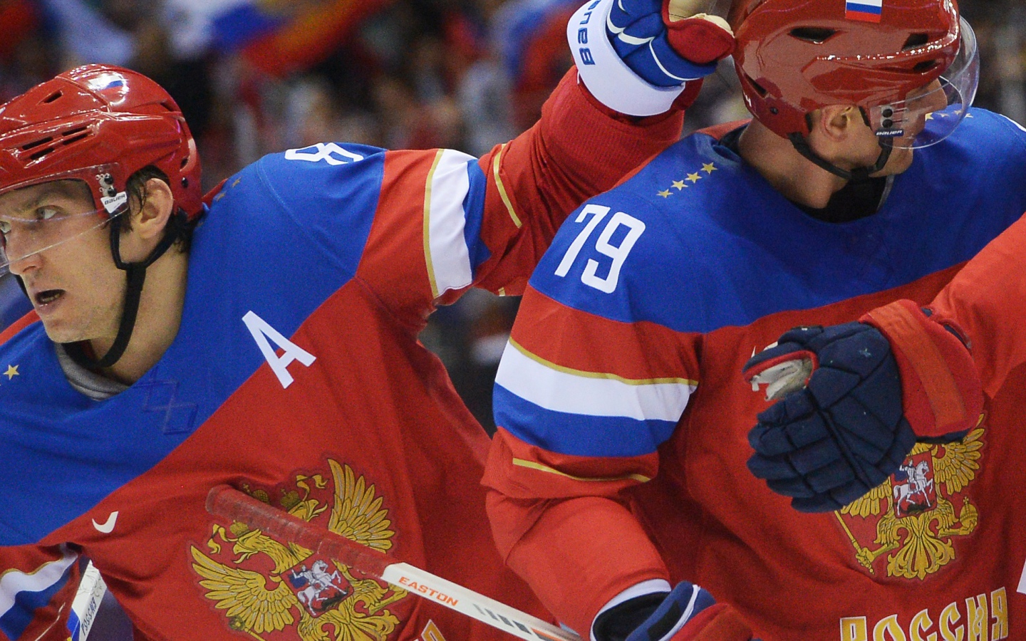 Российская сборная по хоккею на олимпиаде в Сочи