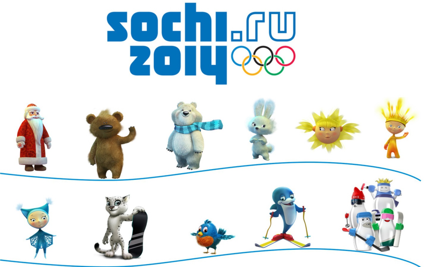 Символы Олимпиады в Сочи 2014