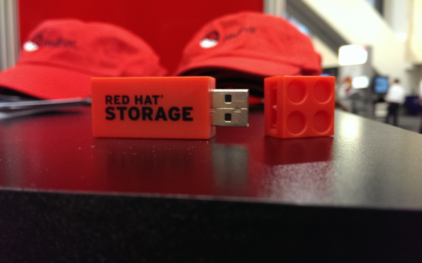 Flash card running Red Hat