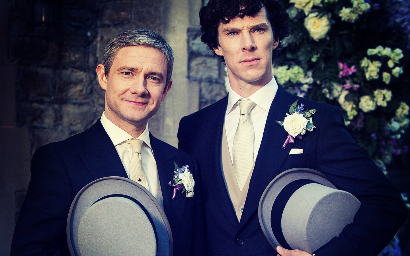 Шерлок и Ватсон на свадьбе