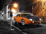 Автомобили - Dodge - Разные модели Dodge - Dodge Challenger в ночи