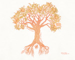 Рисованные обои - Древо жизни