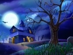 Праздники - Halloween - Темная ночь хэллоуина