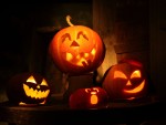 Праздники - Halloween - Смешные тыквы