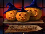 Праздники - Halloween - Счастливые тыквы