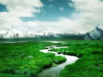 Природа - Горы - Норвежские горы - зеленая долина