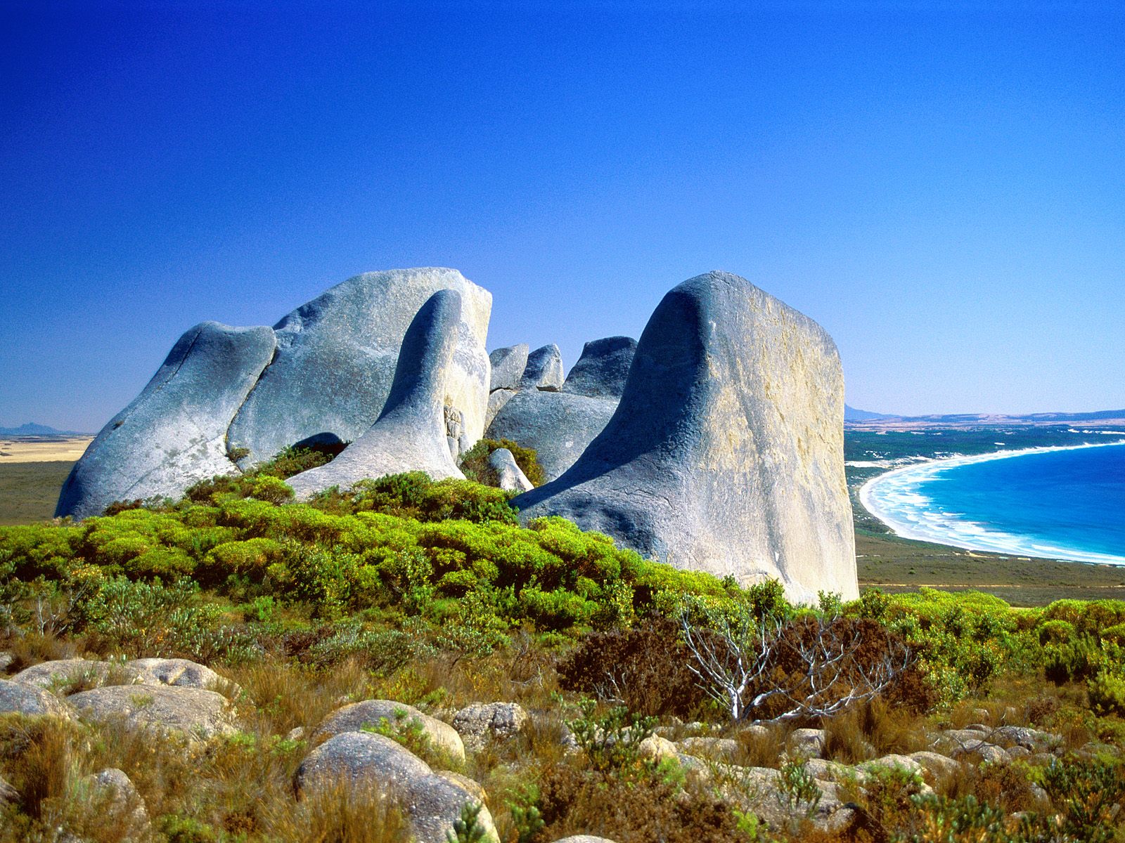  World - Australia - Eroded Granite / Cheynes Beach / Australia wallpaper