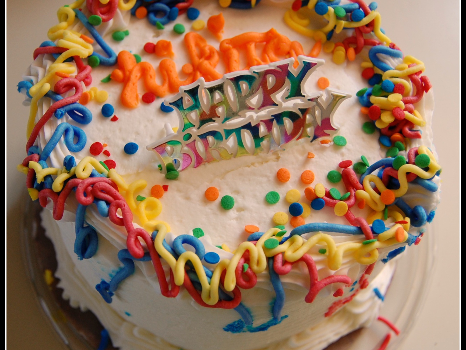  Первый торт на день рождения
