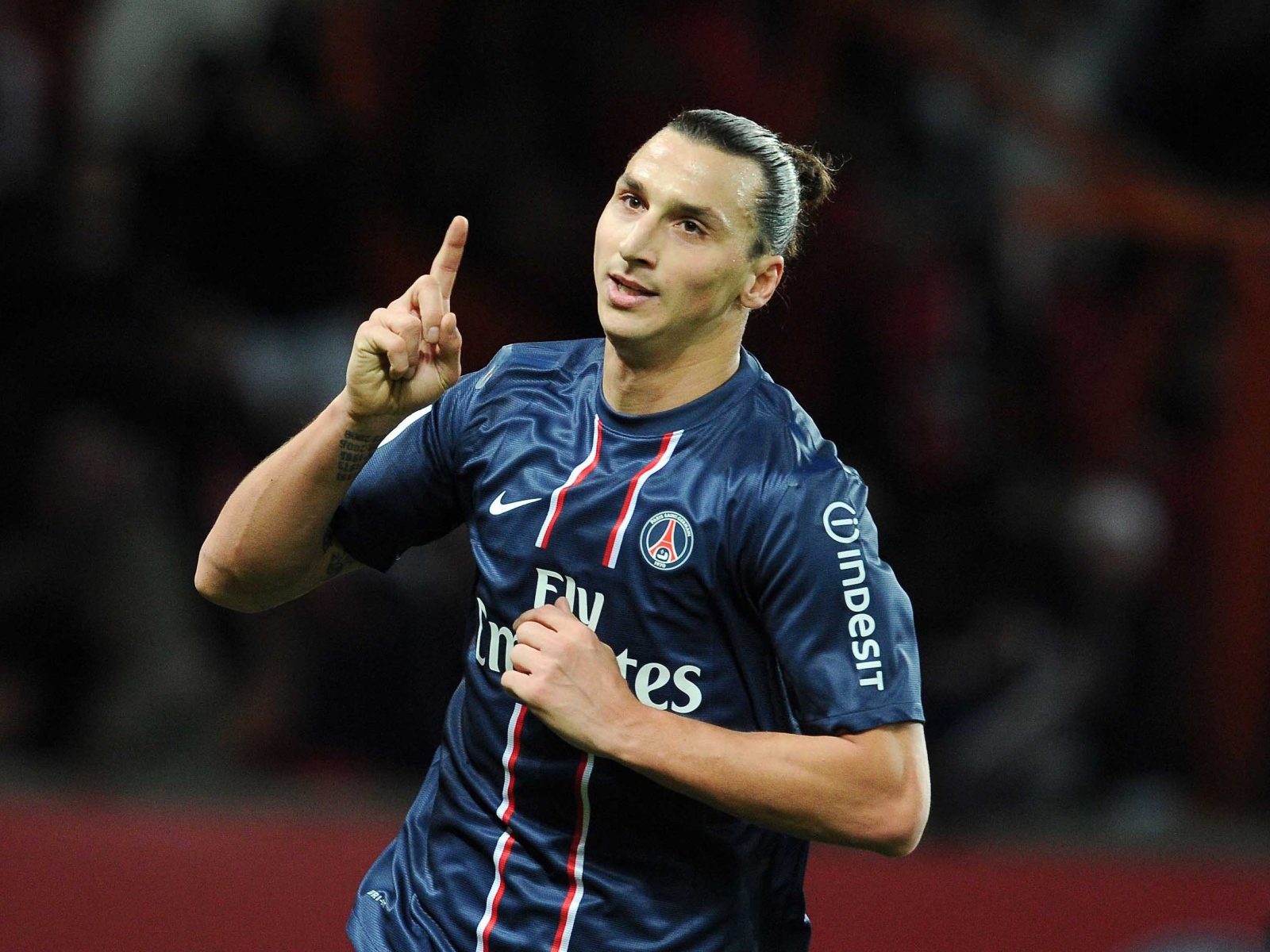 The player of PSG Zlatan Ibrahimovic