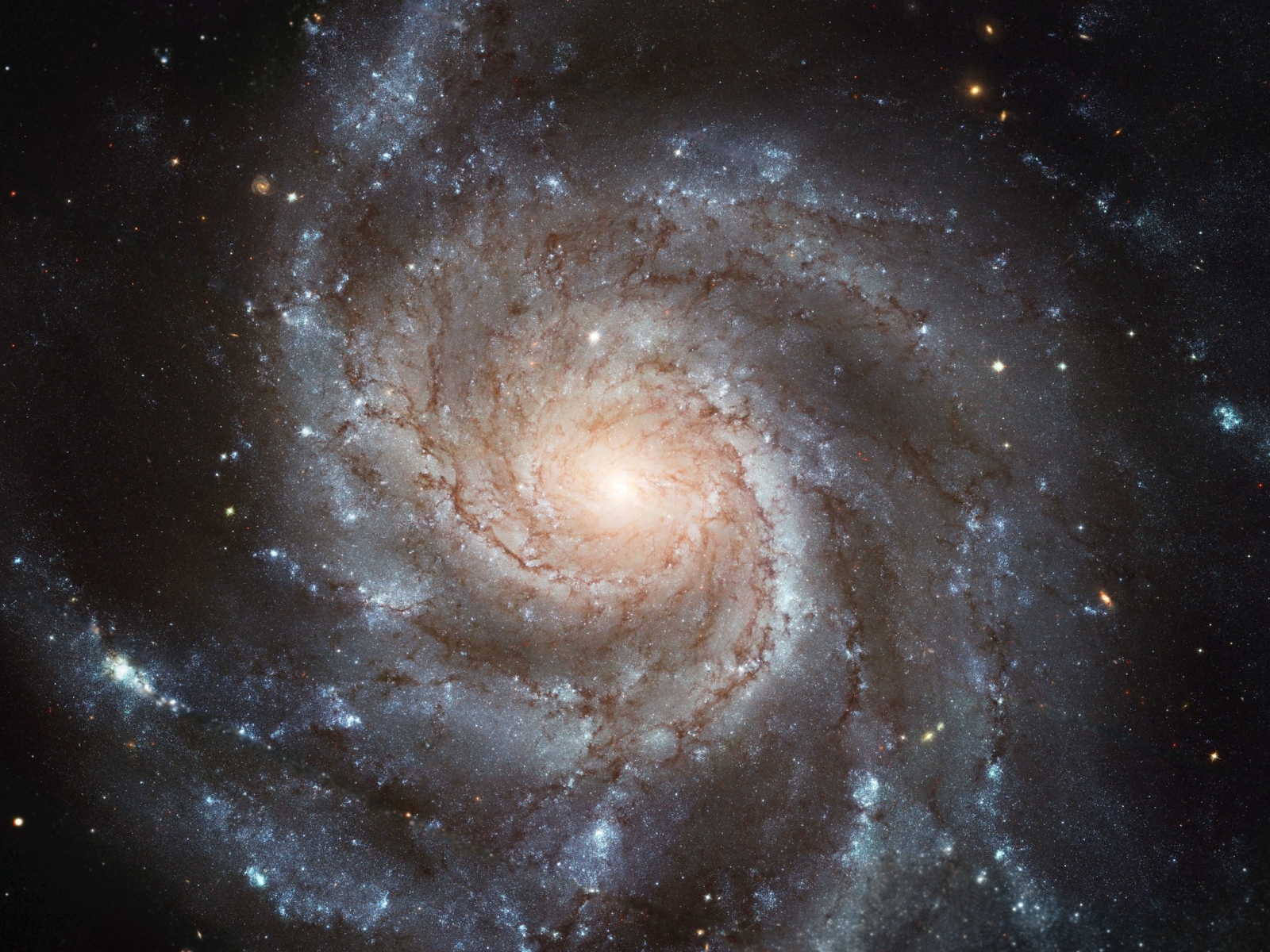 Центр круглой галактики