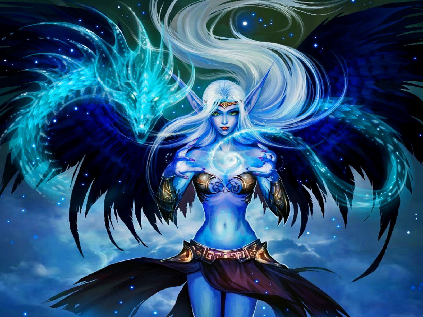 Fallen Angel Morgan's character in the game League Of Legends