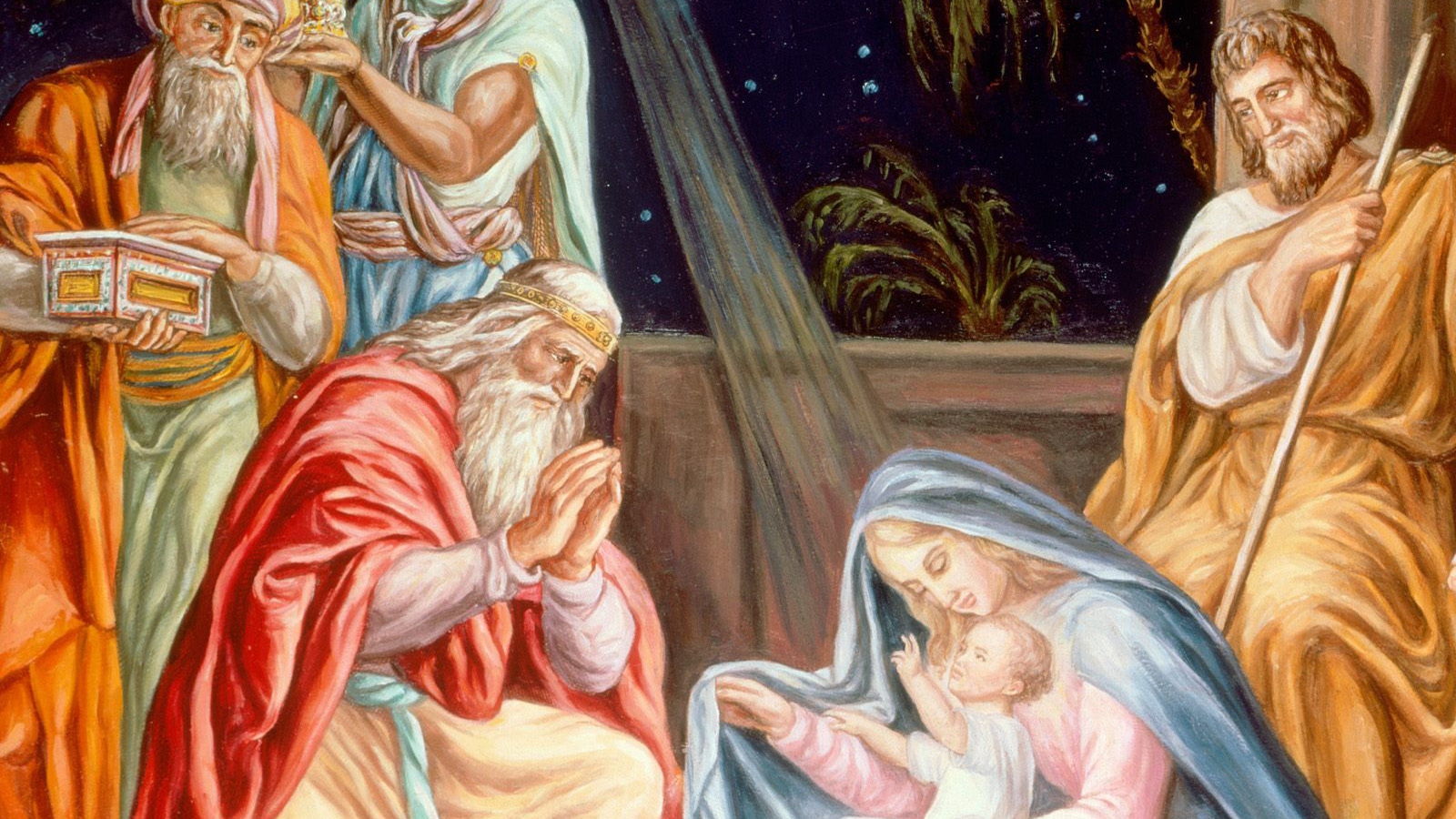 Сцена рождения Иисуса / Рождество