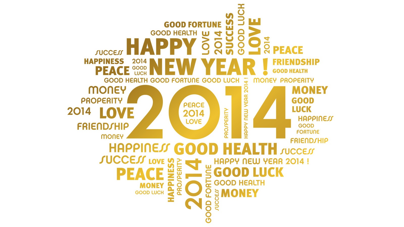 Пожелания в Новый Год 2014