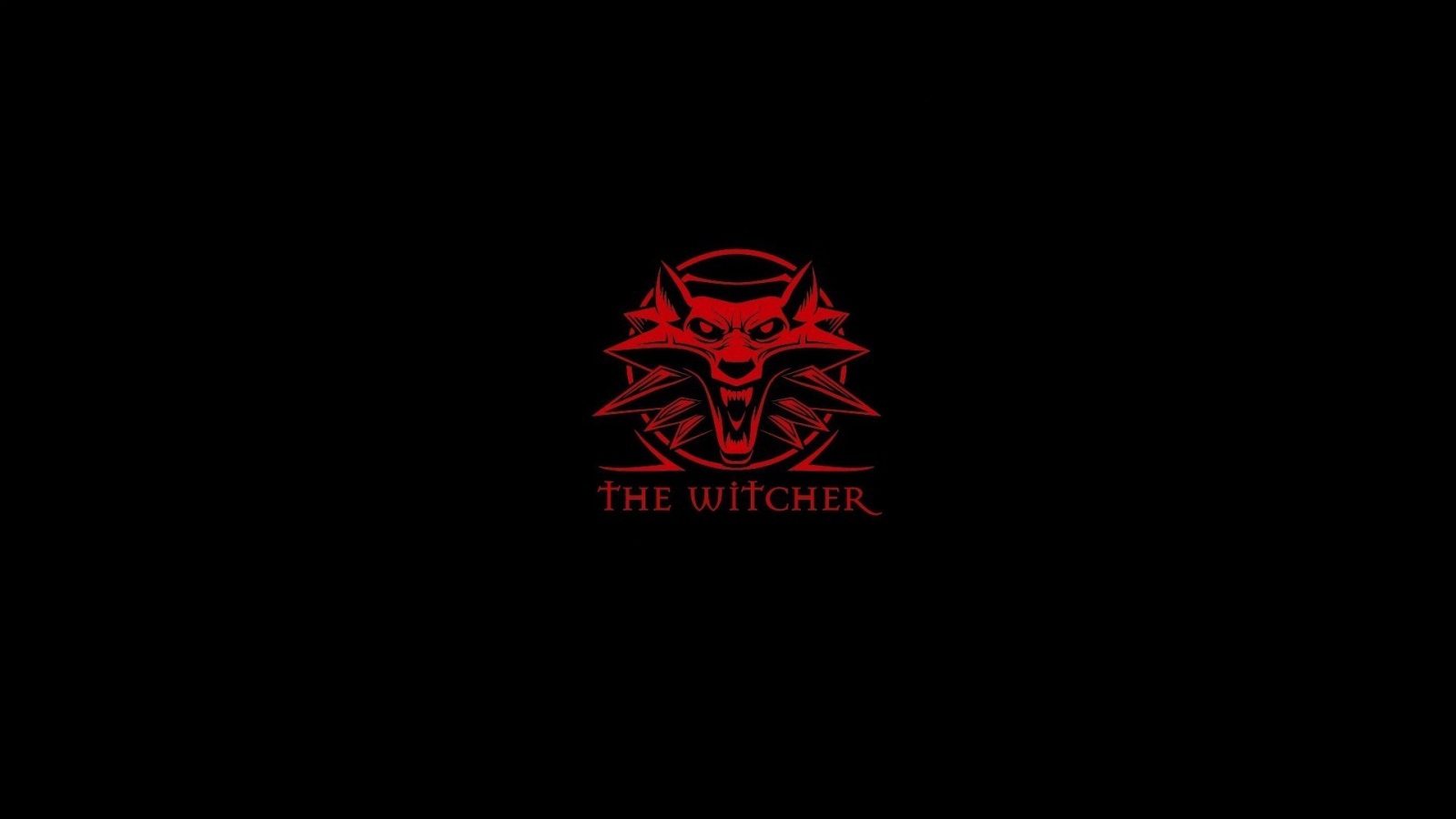 Красный логотип игры Ведьмак