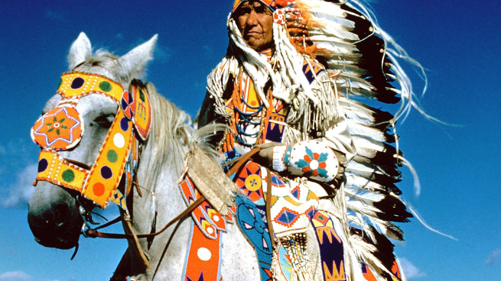 Вождь племени индейцев