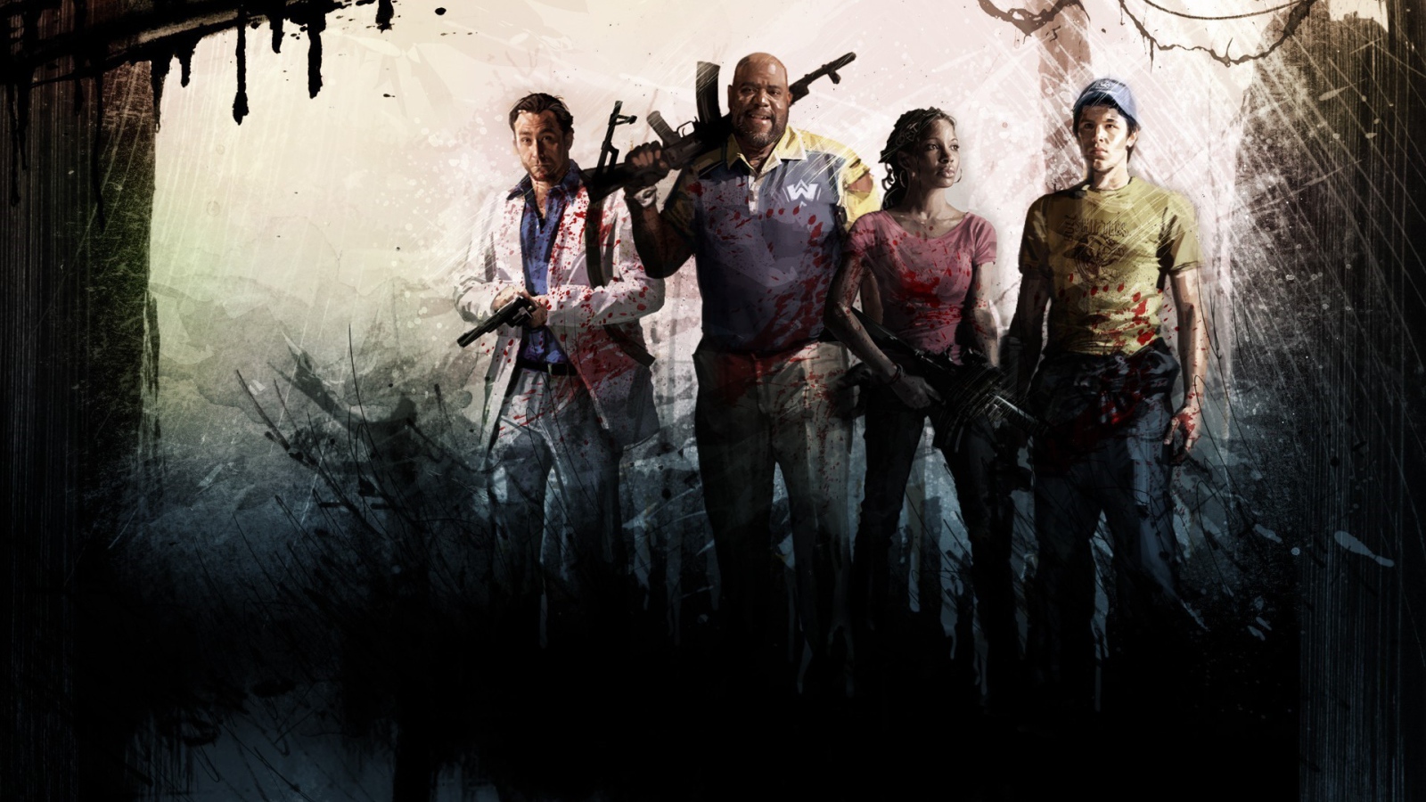 Heroes of the game Left 4 Dead 2