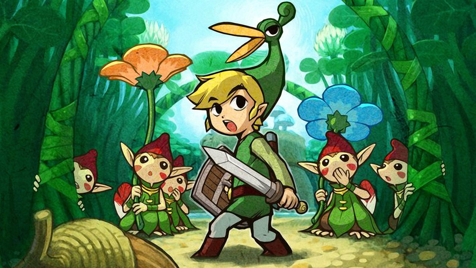 Линк из игры The Legend of Zelda The Minish Cap