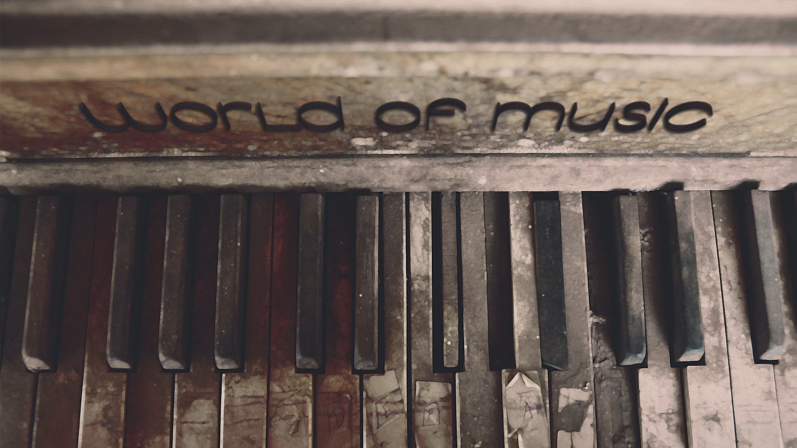 Мир музыки старого пианино