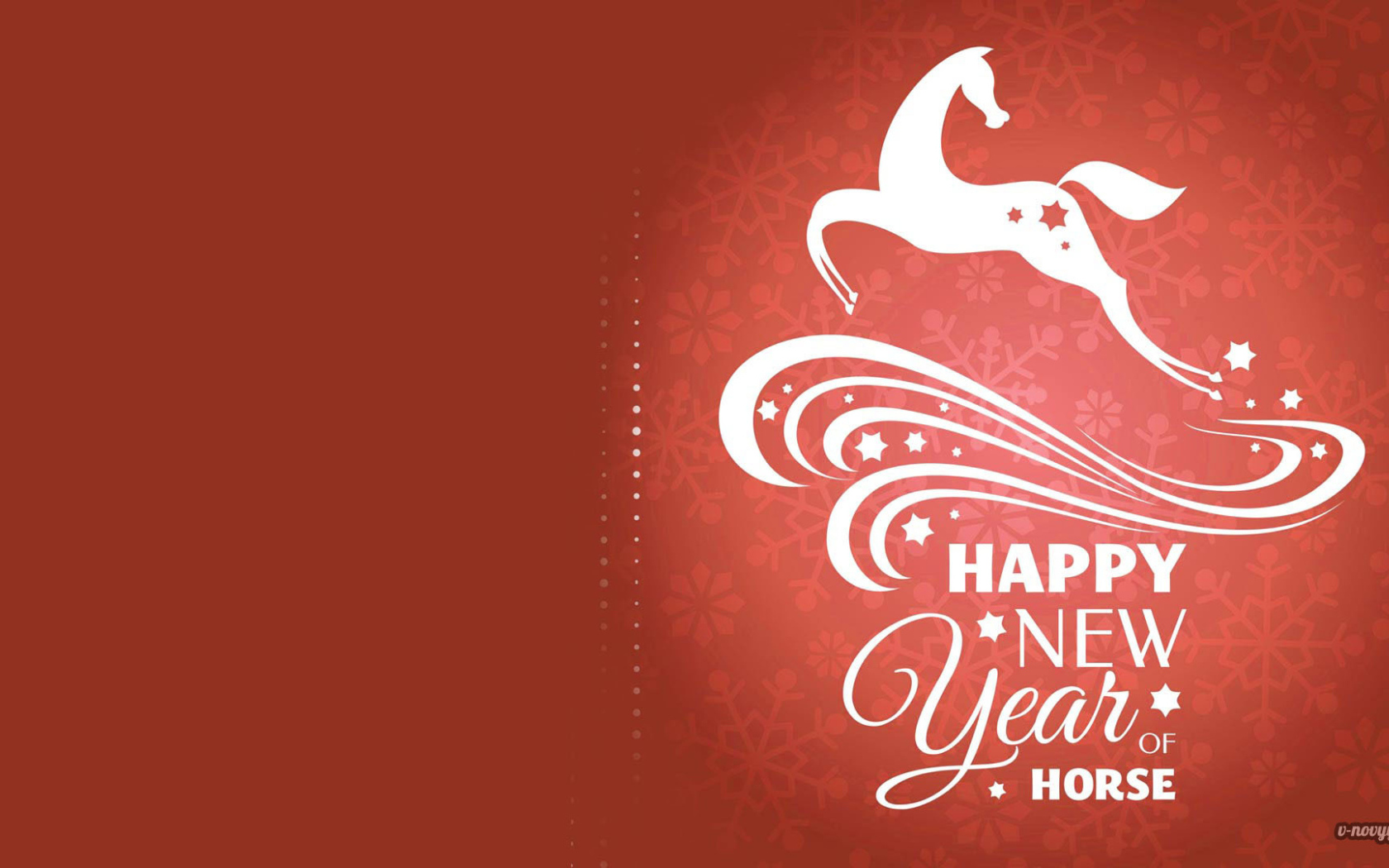 Праздник Нового 2014 Года лошади