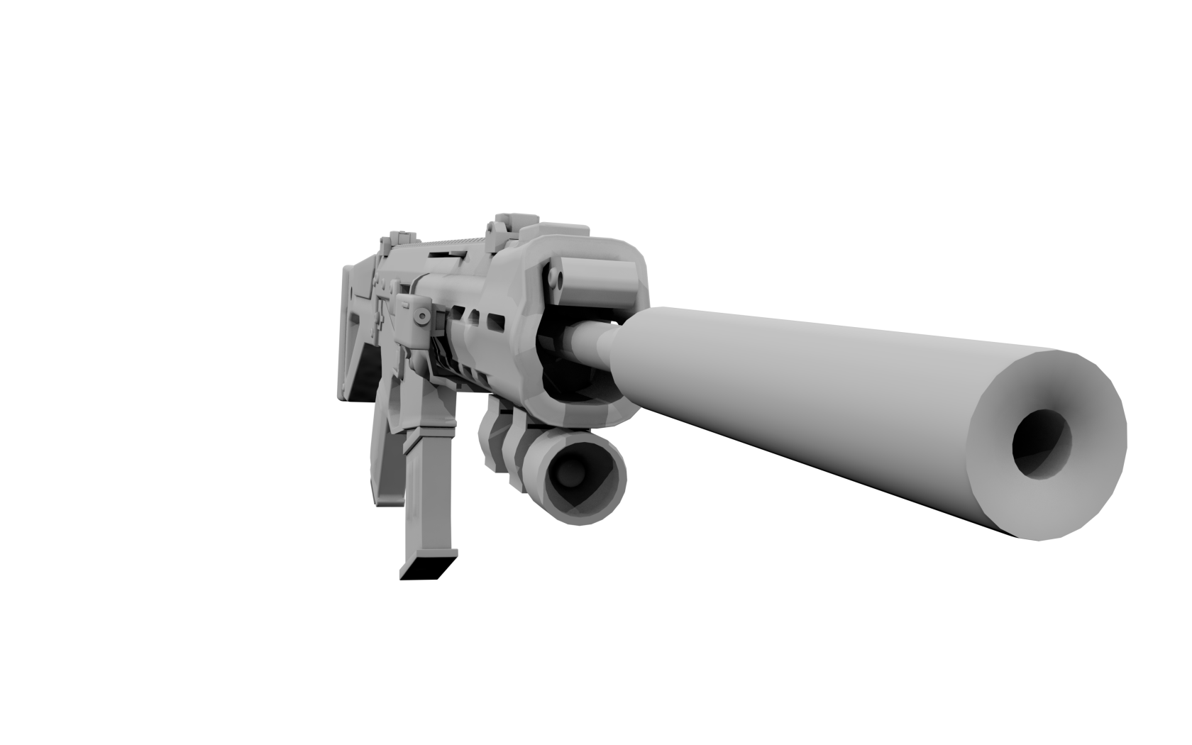 Снайперская винтовка, 3Д модель