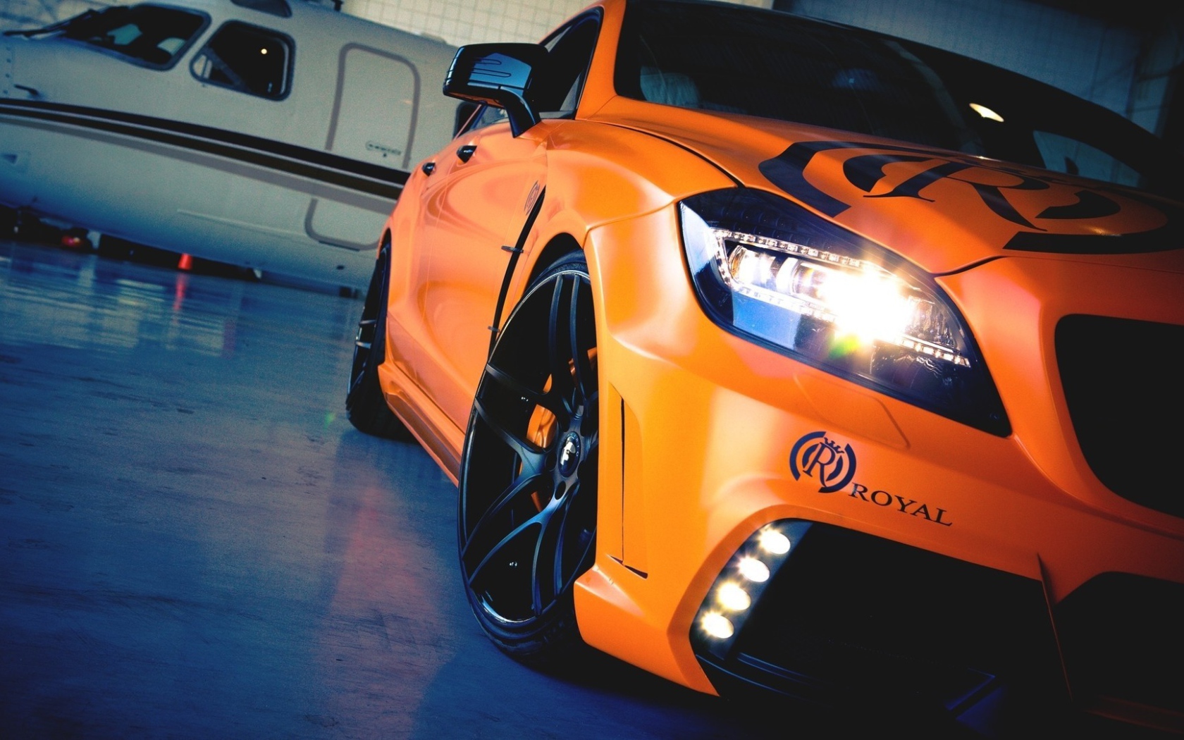 Headlight orange Mercedes-Benz