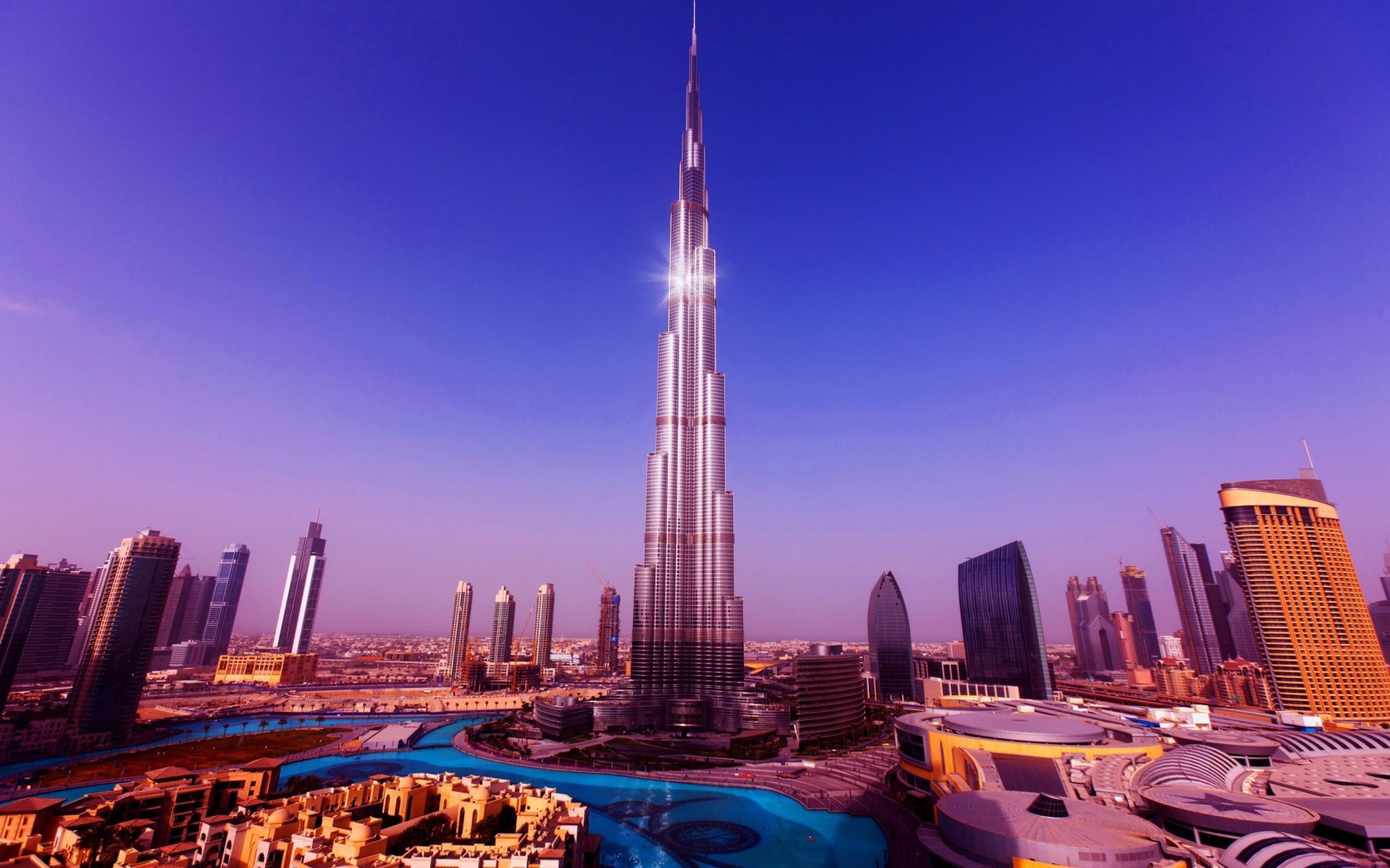 The highest building in the world in Dubai