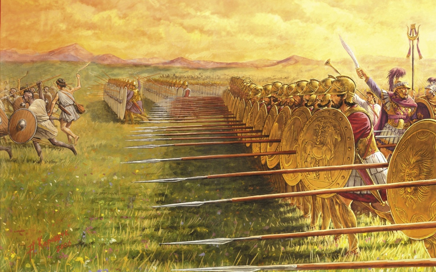 Римская армия наступает